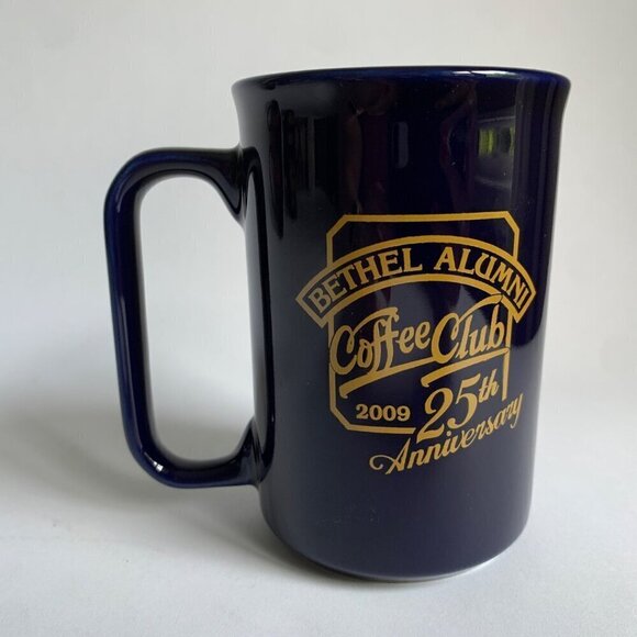 2009 Bethel Alumni Coffee Club 25th Annivesary Blue Mug - Picture 3 of 6